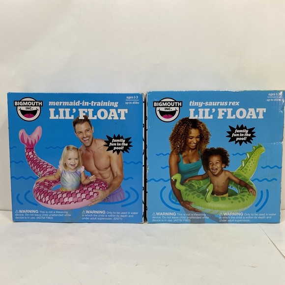 Lot 2 Big Mouth Lil Floats - Picture 1 of 6